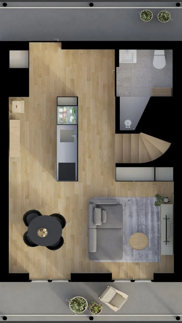 T1 floor plan level 1